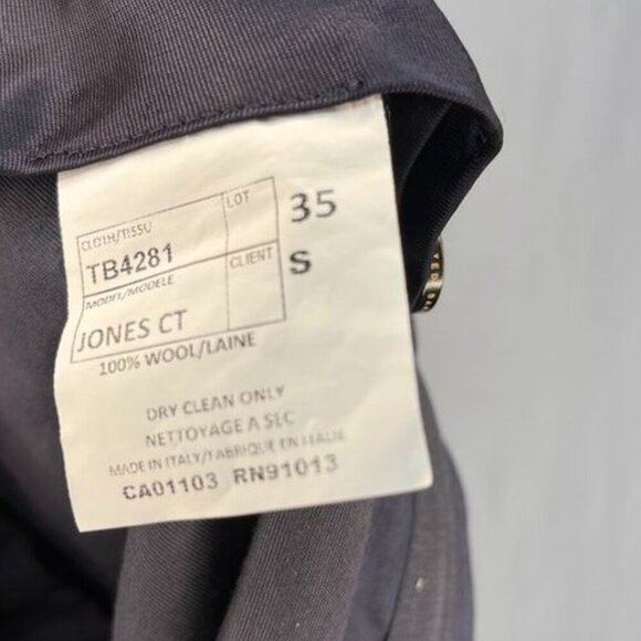 Ted Baker London 100% Wool Dress Pants – Navy Blue – Men’s Size 35S - Picture 4 of 14